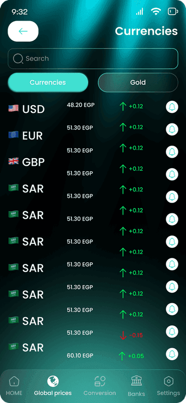إنستا برايس - أسعار العملات والذهب - Mobile App 4